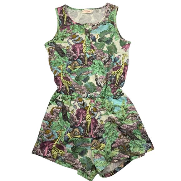 Paper Wings Organic Animals Romper - Picture 1 of 6